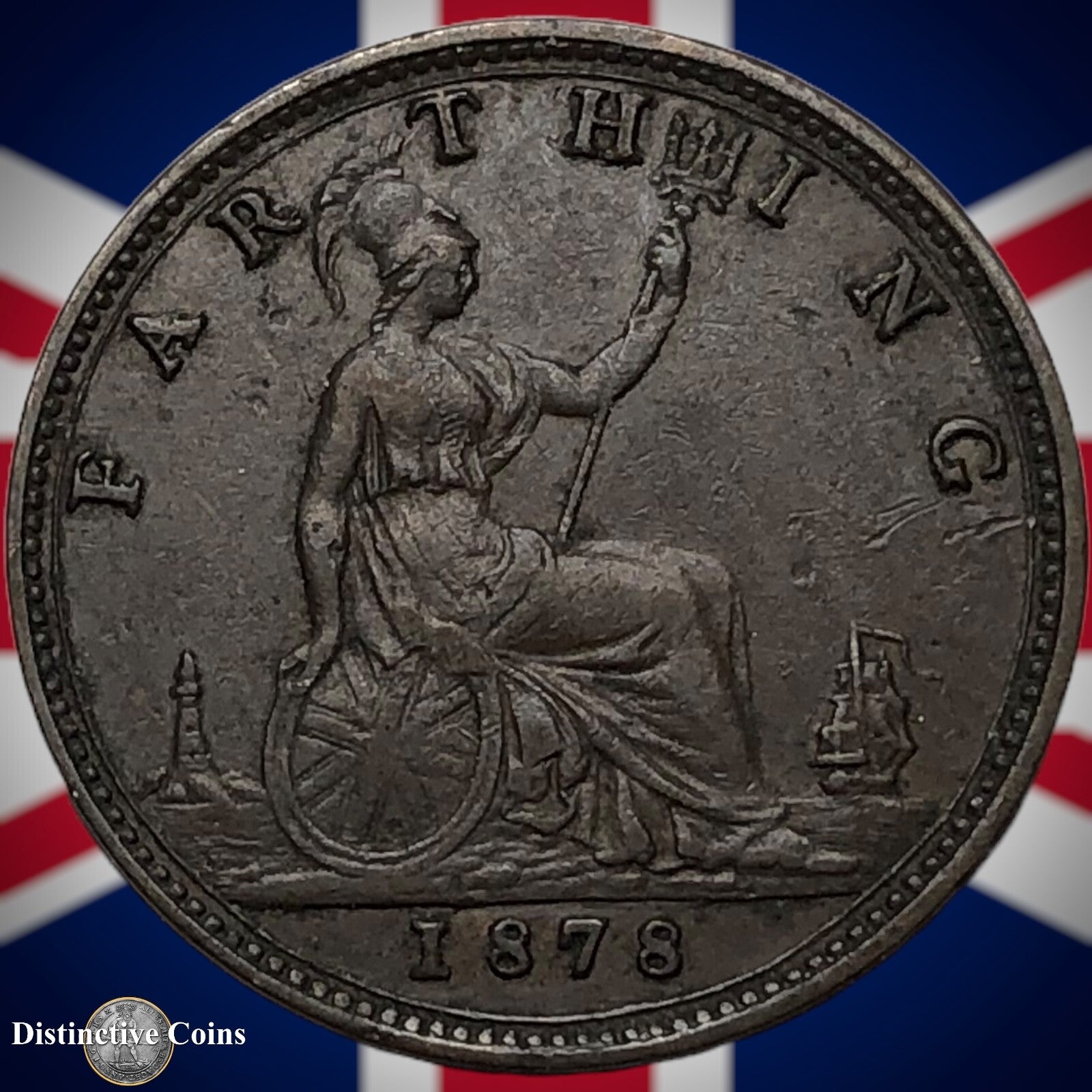 Great Britain 1878 Farthing 1/4d GB3784