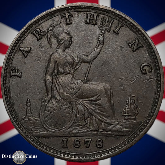 Great Britain 1878 Farthing 1/4d GB3784