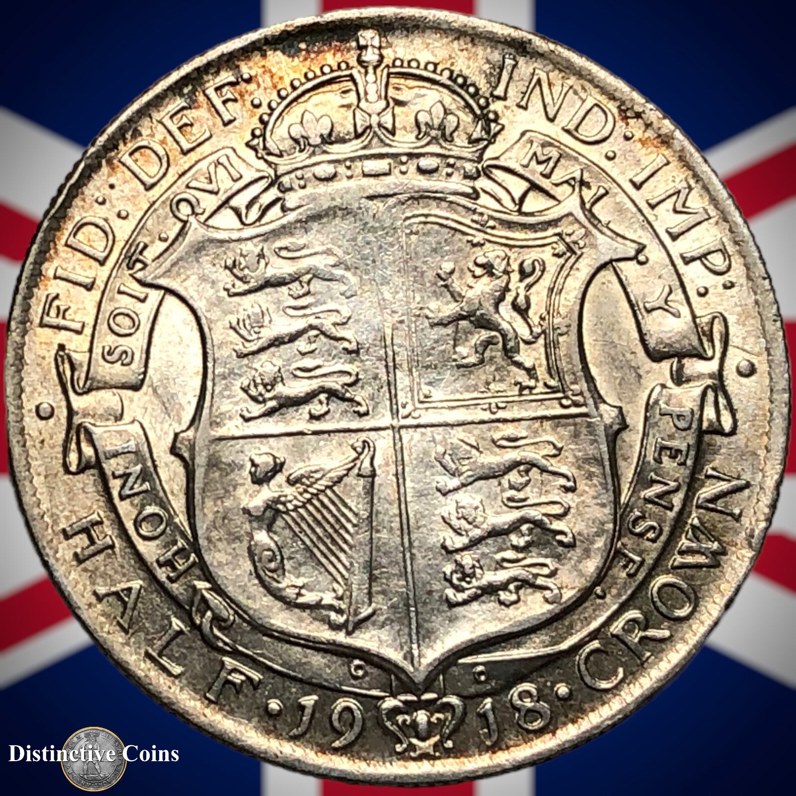 Great Britain 1918 Half Crown GB1278