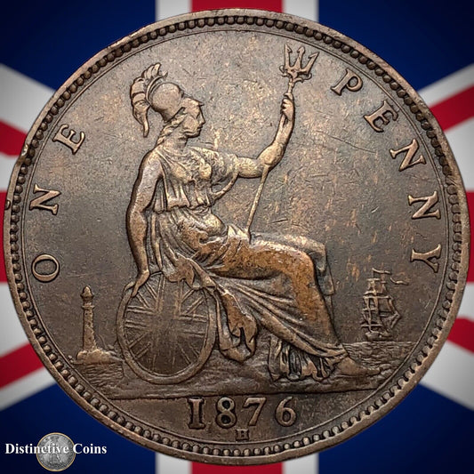 Great Britain 1876 H Penny 1d GB6383