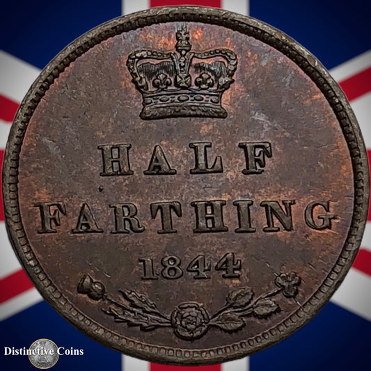 Great Britain 1844 Half Farthing 1/2 Penny GB3107