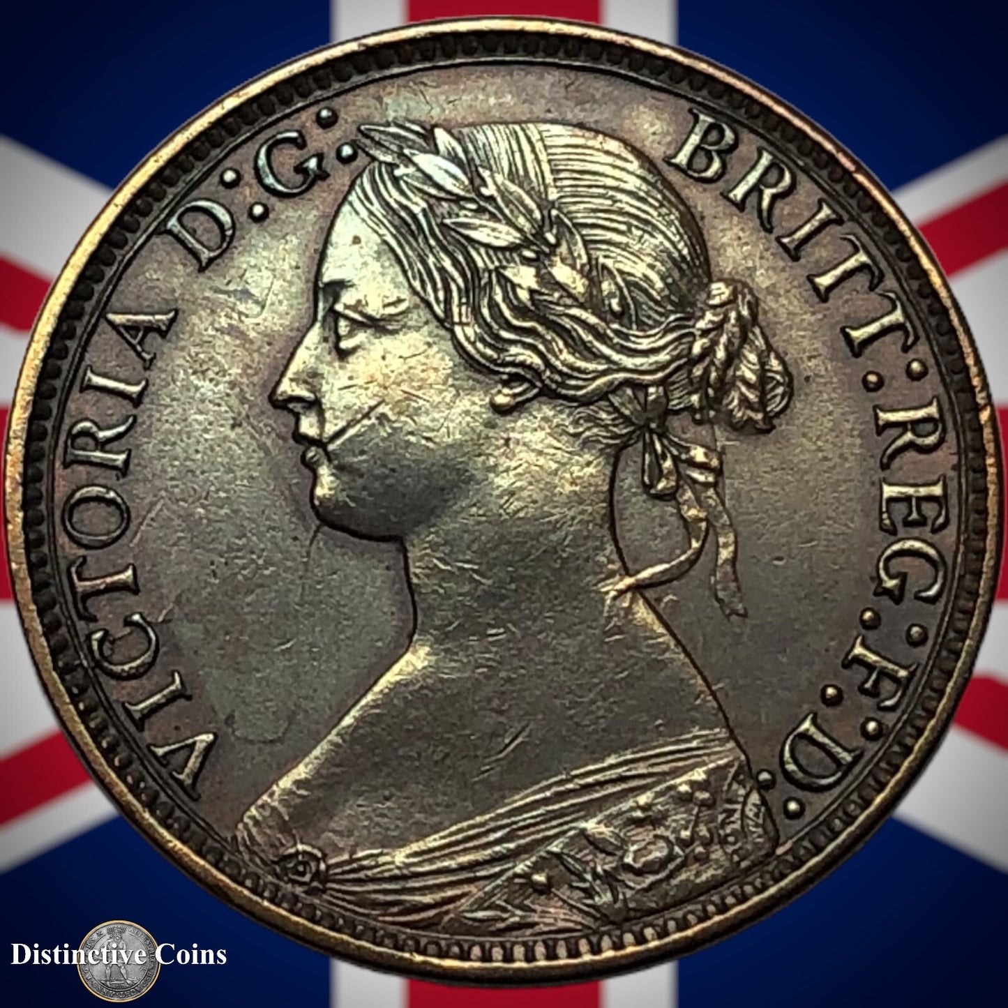 Great Britain 1873 Farthing 1/4d GB3705