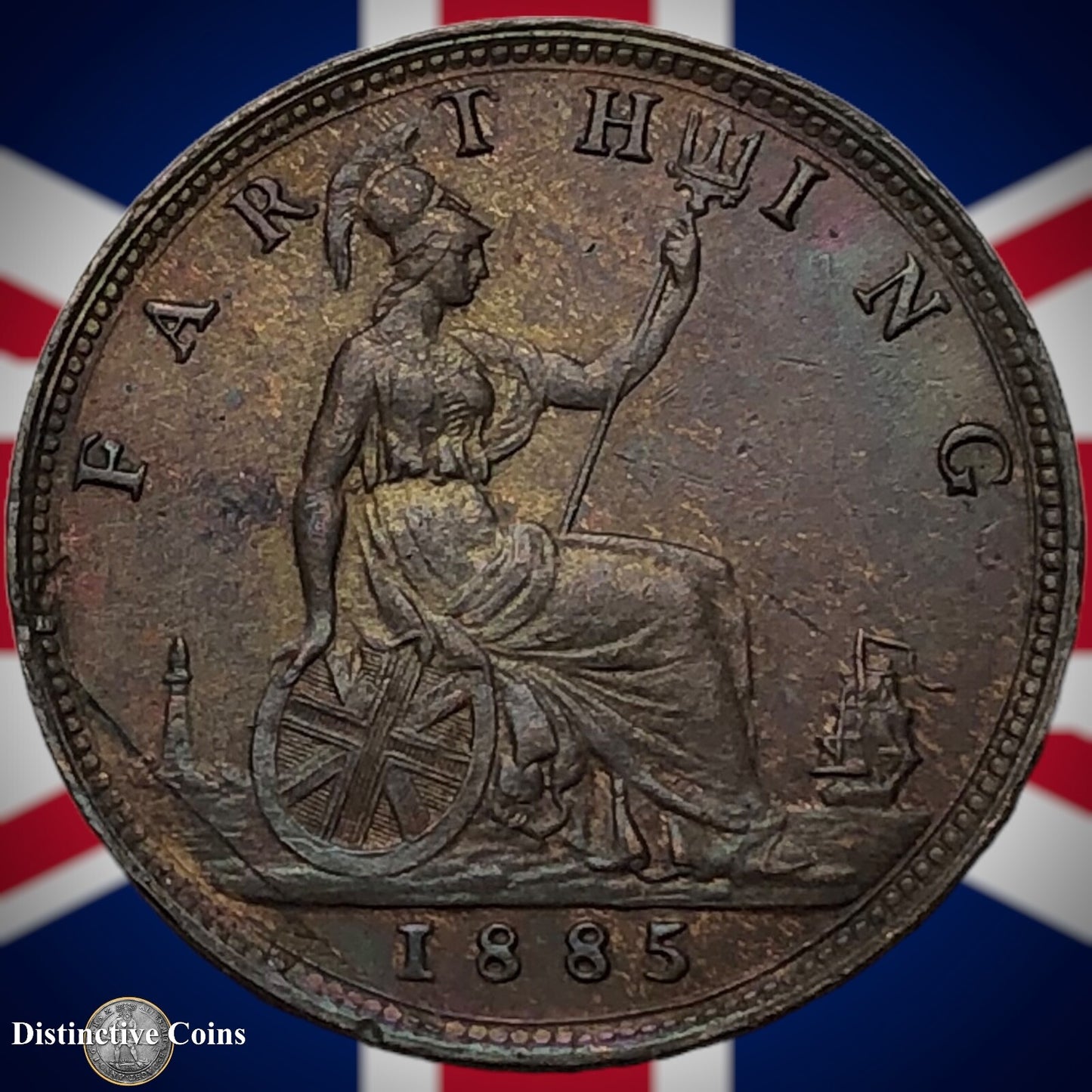 Great Britain 1885 Farthing 1/4d GB4171