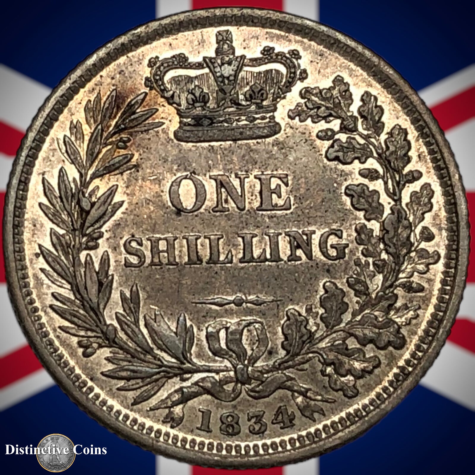 Great Britain 1834 British One Shilling GB0121