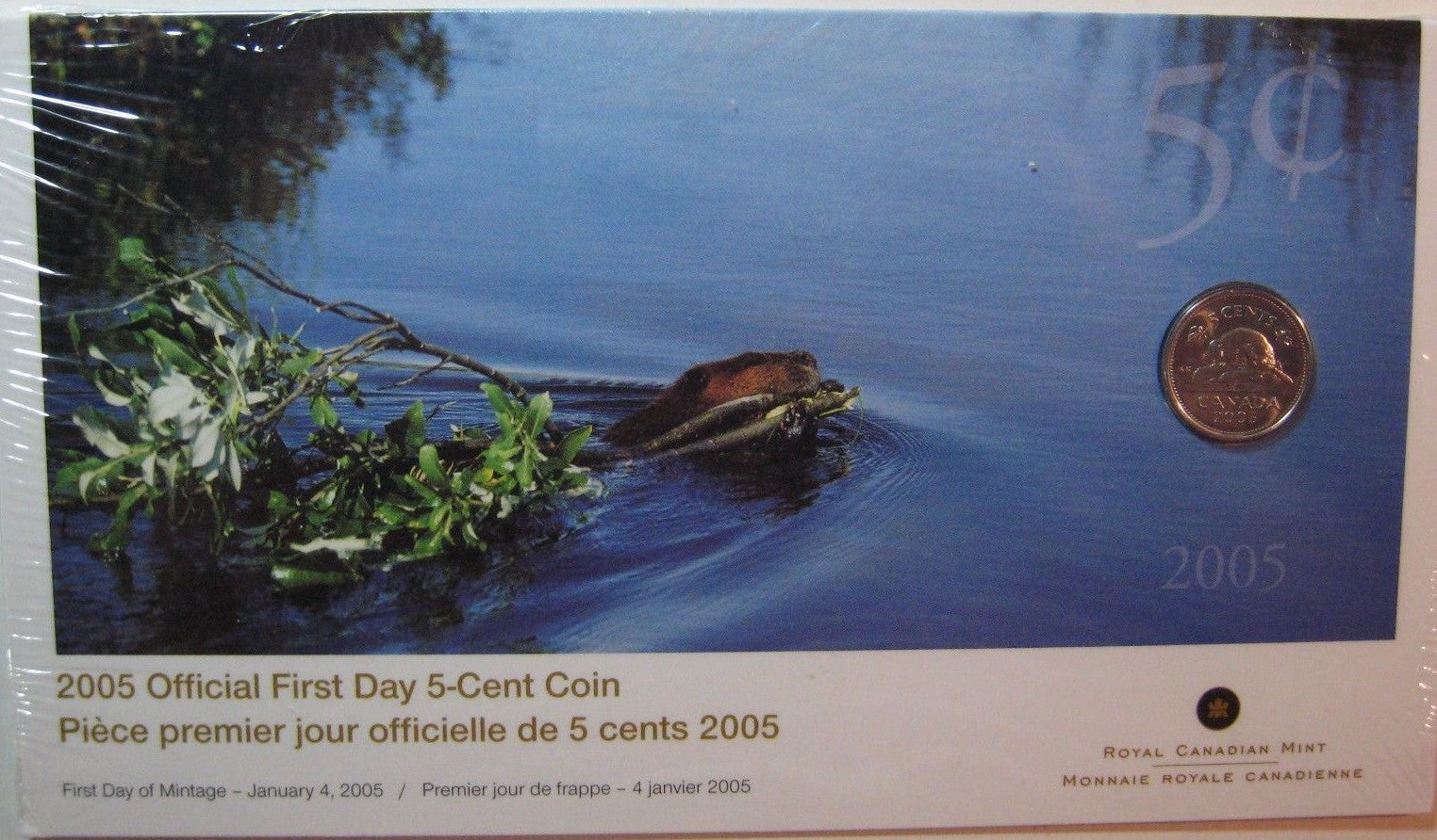 Lot of 12 Canada 2005 First Day Coinage Strikes in Holder