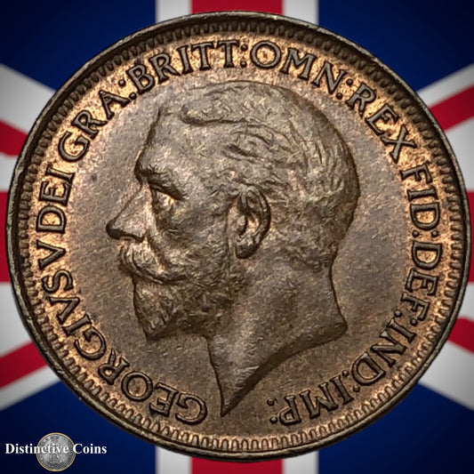 Great Britain 1928 Farthing 1/4d GB4865