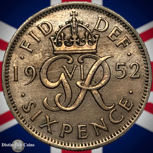 Great Britain 1952 Six Pence GB1816