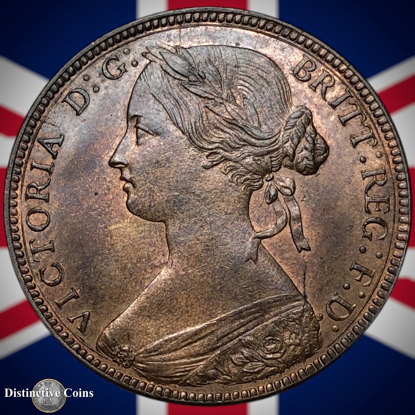 Great Britain 1860 Penny 1d GB6160