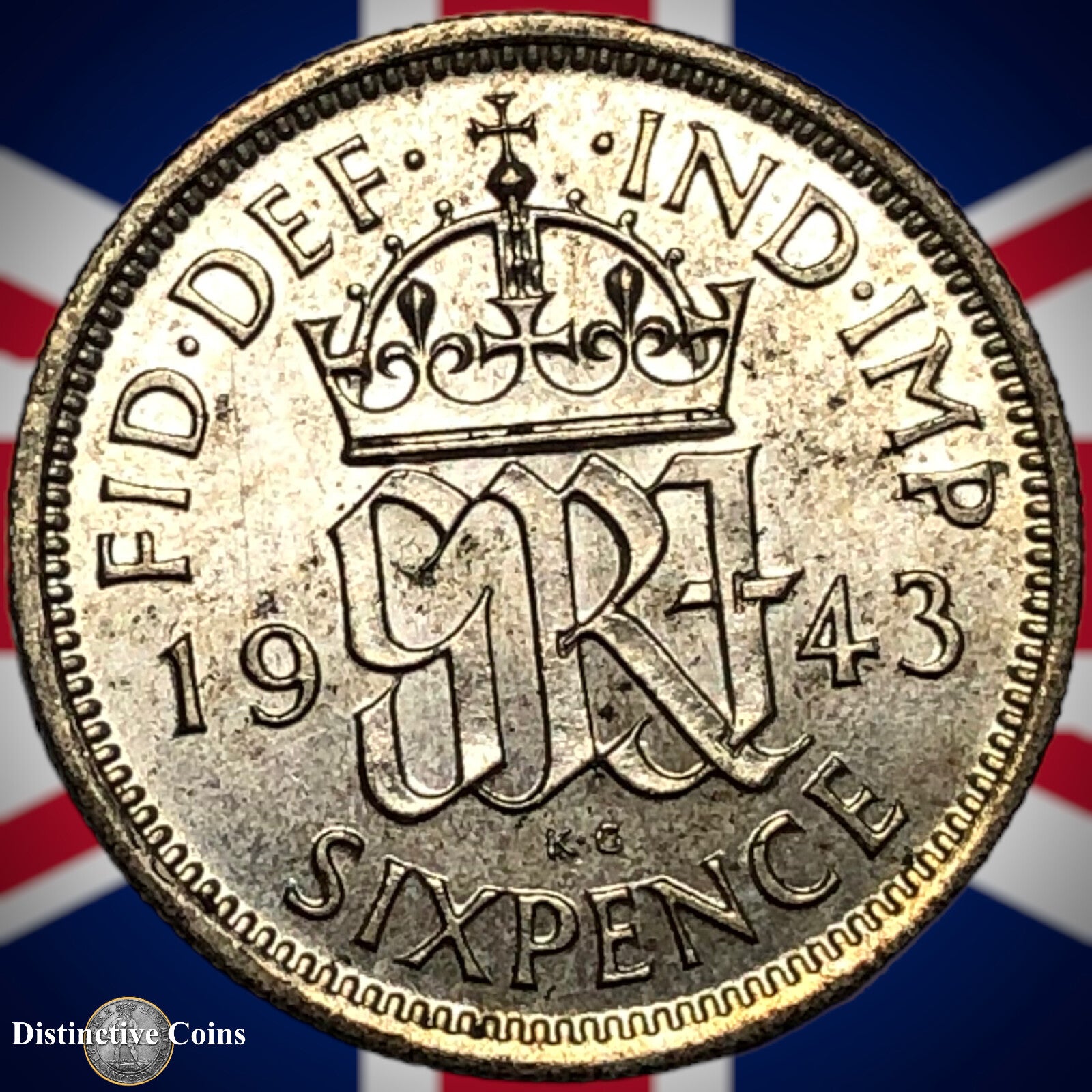 Great Britain 1943 Six Pence GB1739