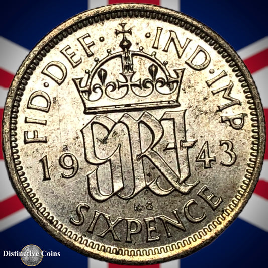 Great Britain 1943 Six Pence GB1739