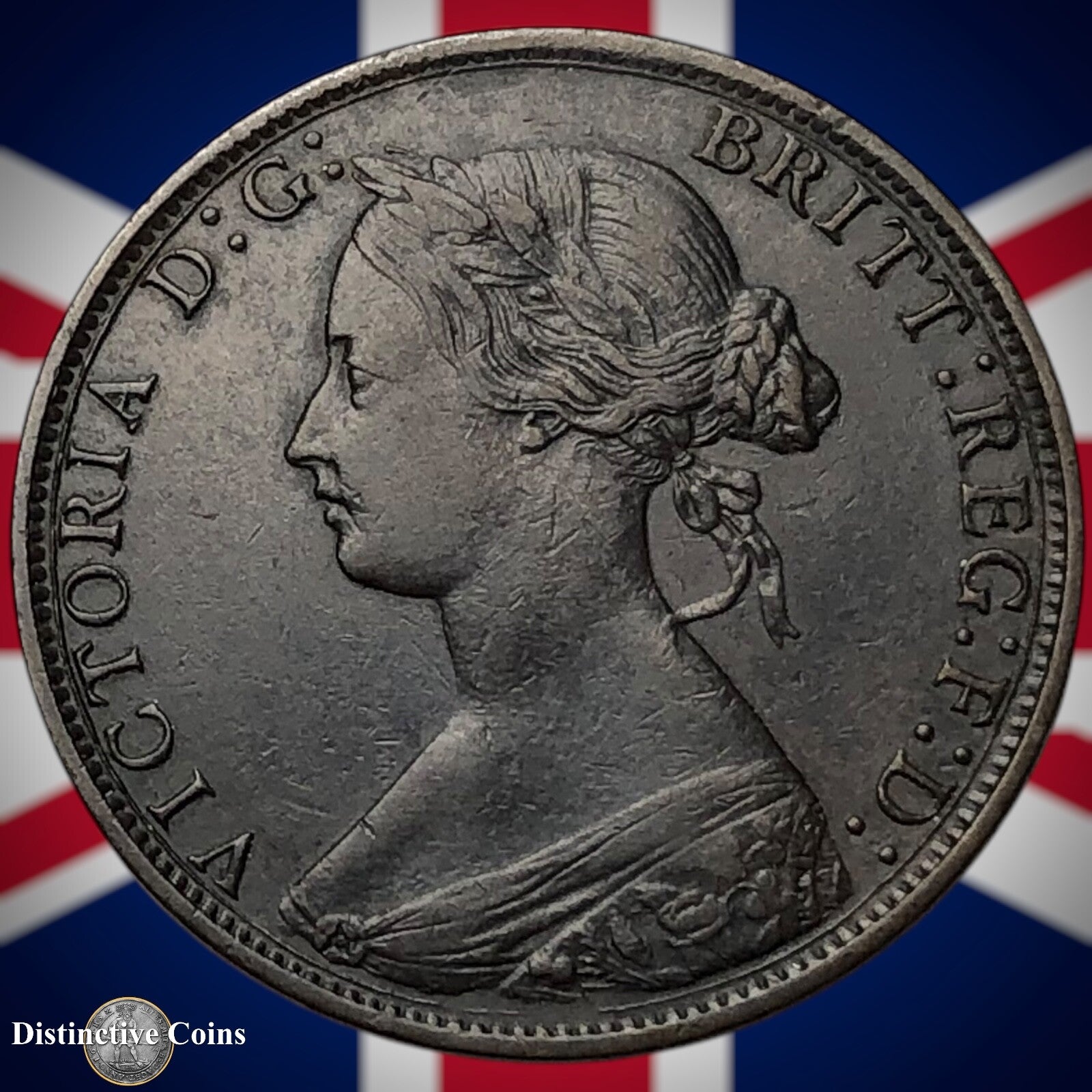 Great Britain 1868 Half Penny 1/2d GB5487