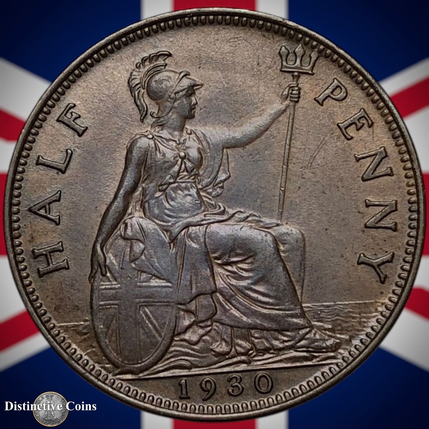 Great Britain 1930 Half Penny 1/2d GB5961