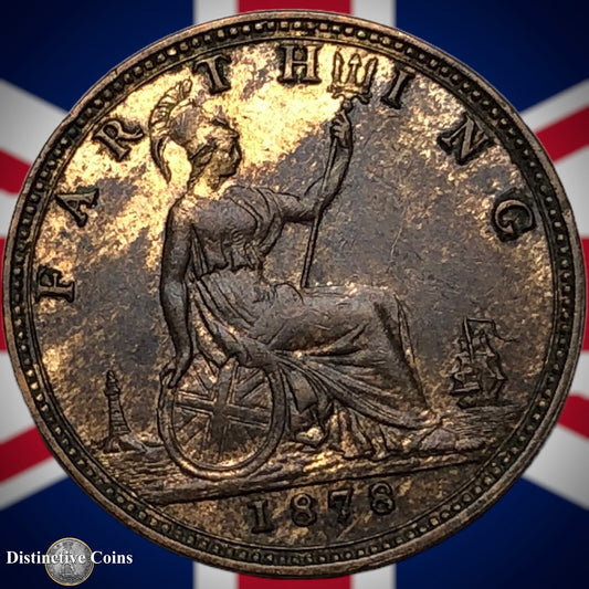 Great Britain 1878 Farthing 1/4d GB3797