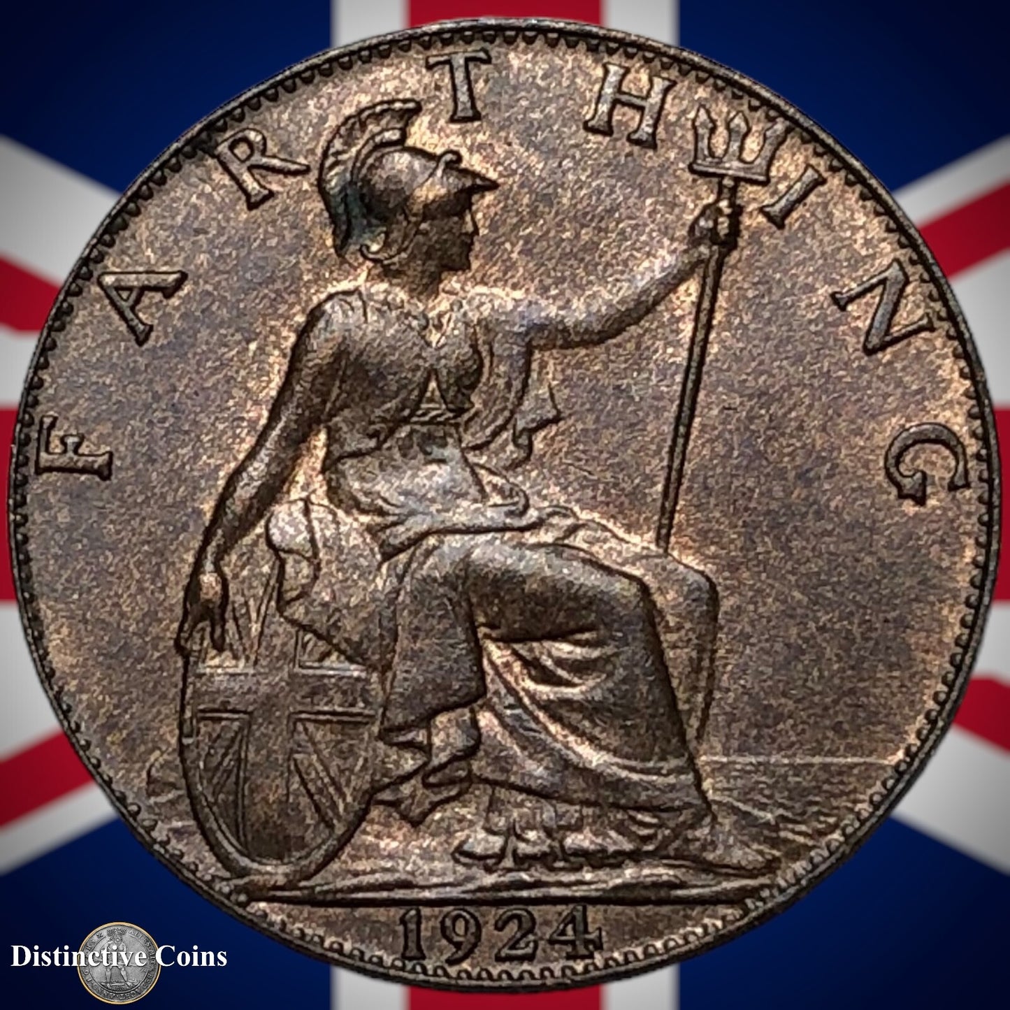 Great Britain 1924 Farthing 1/4d GB4801