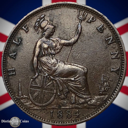 Great Britain 1884 Half Penny 1/2d GB5564