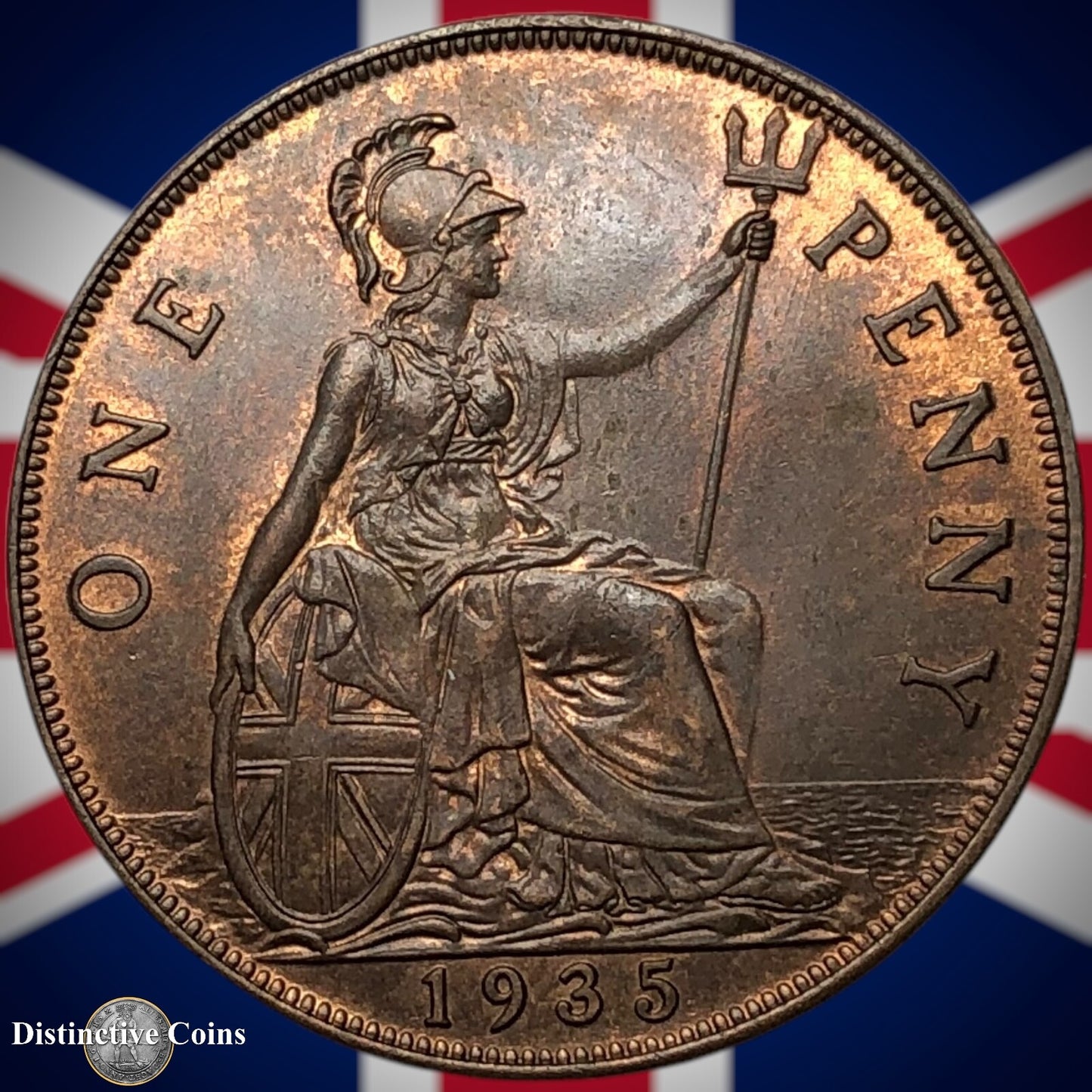 Great Britain 1935 Penny 1d GB7171