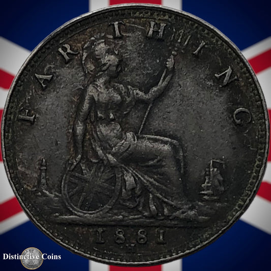 Great Britain 1881 H Farthing 1/4d GB3898