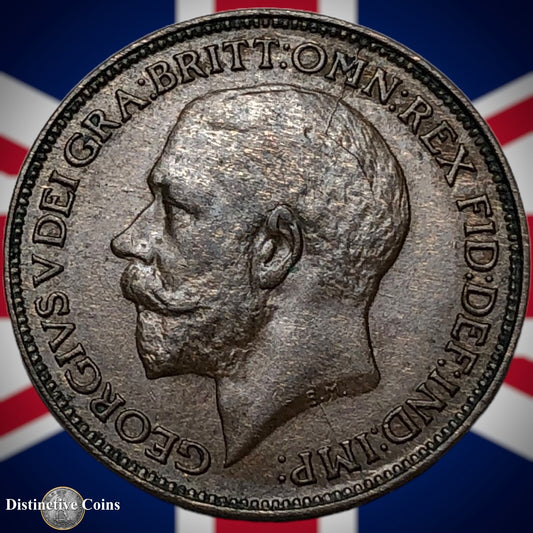 Great Britain 1922 Farthing 1/4d GB4764