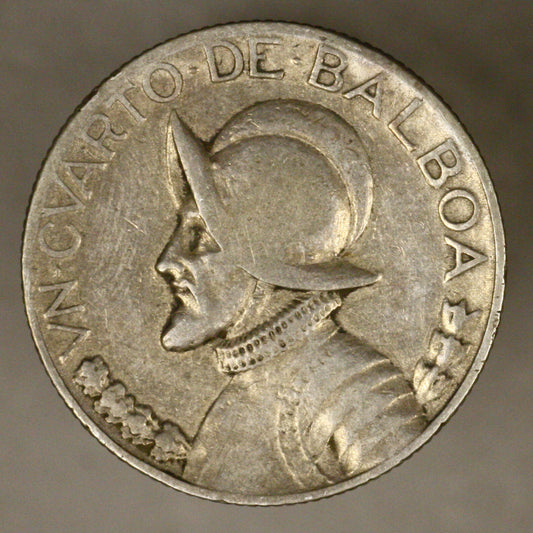 Panama 1931 1/4 Balboa key date VF