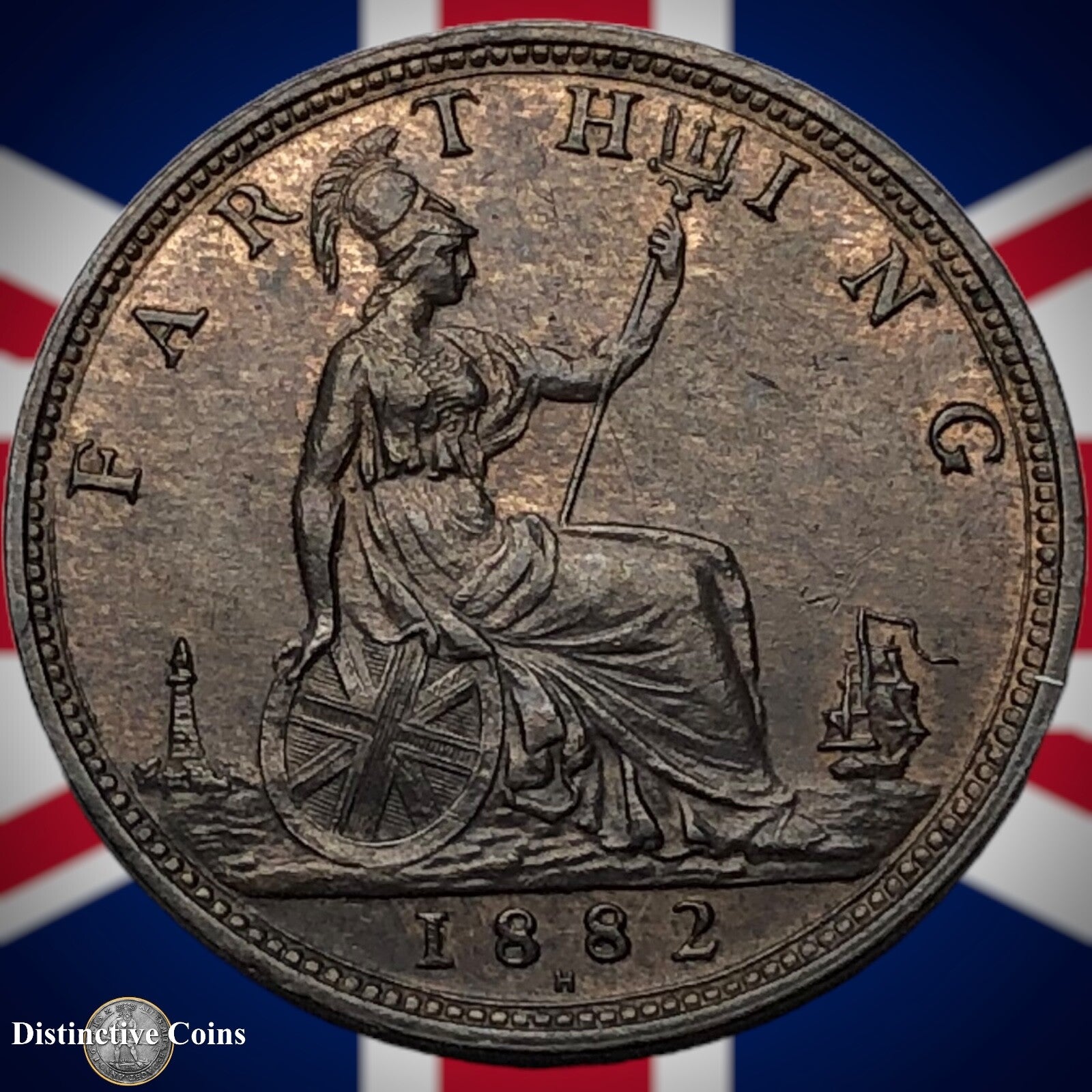 Great Britain 1882 H Farthing 1/4d GB4046