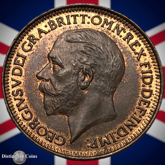 Great Britain 1929 Farthing 1/4d GB4874