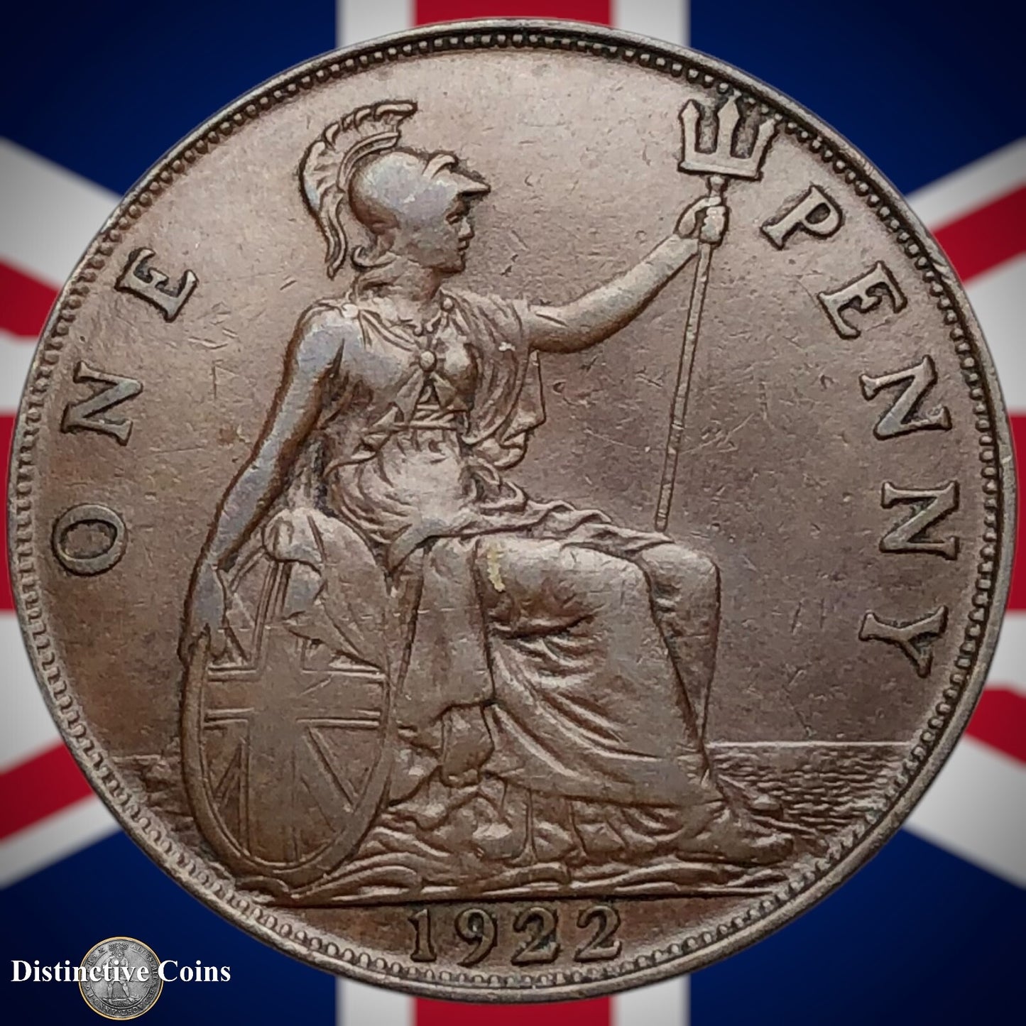 Great Britain 1922 Penny 1d GB7000