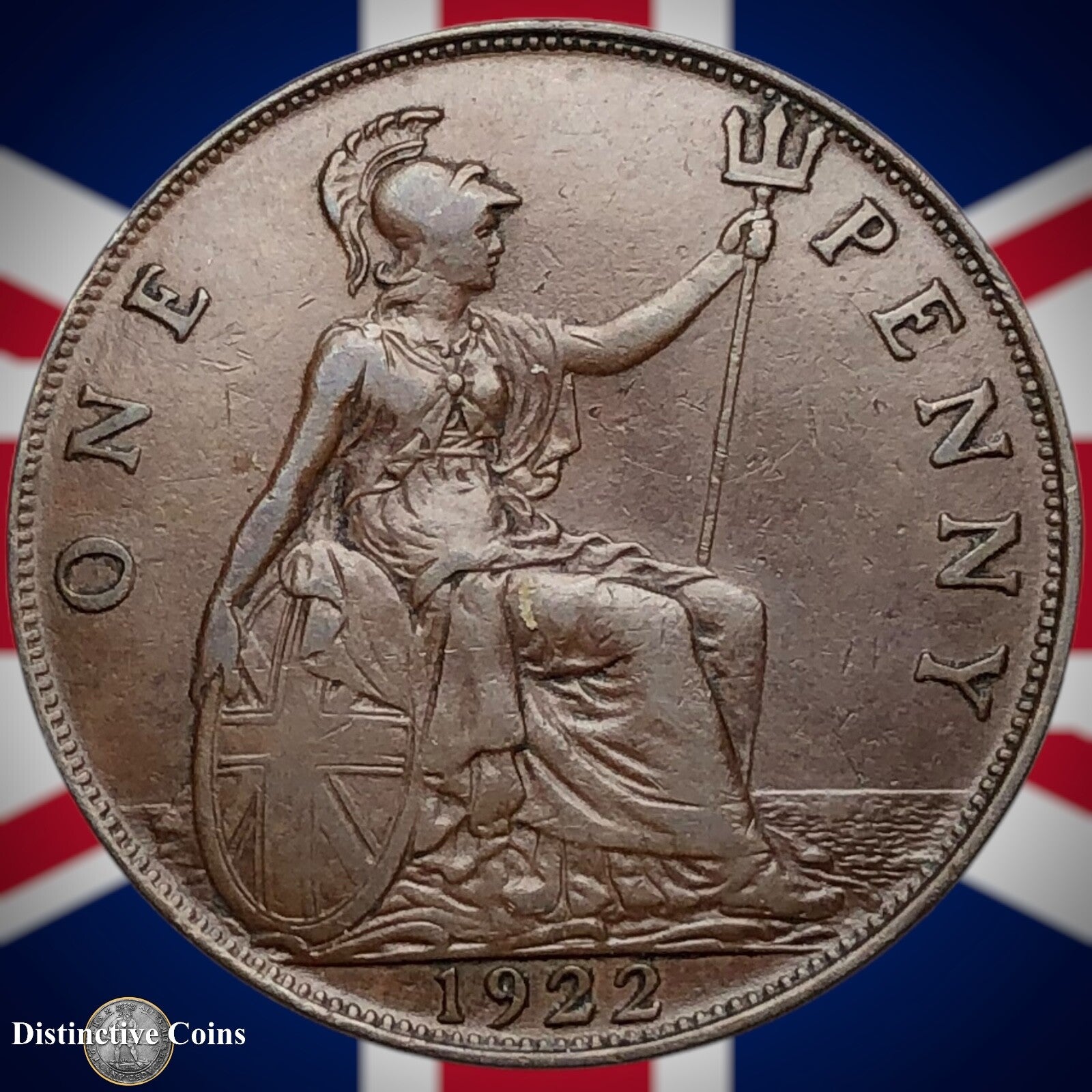 Great Britain 1922 Penny 1d GB7000