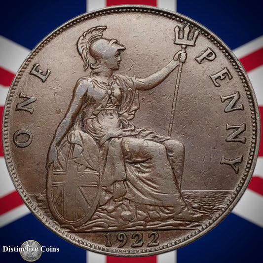 Great Britain 1922 Penny 1d GB7000