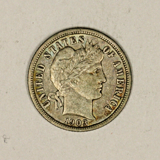 Barber Dime 1903 P