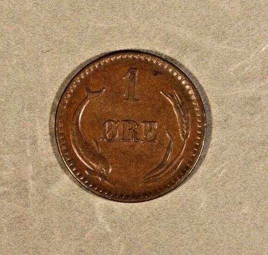 1888 CS Denmark Ore Nice Sharp Details