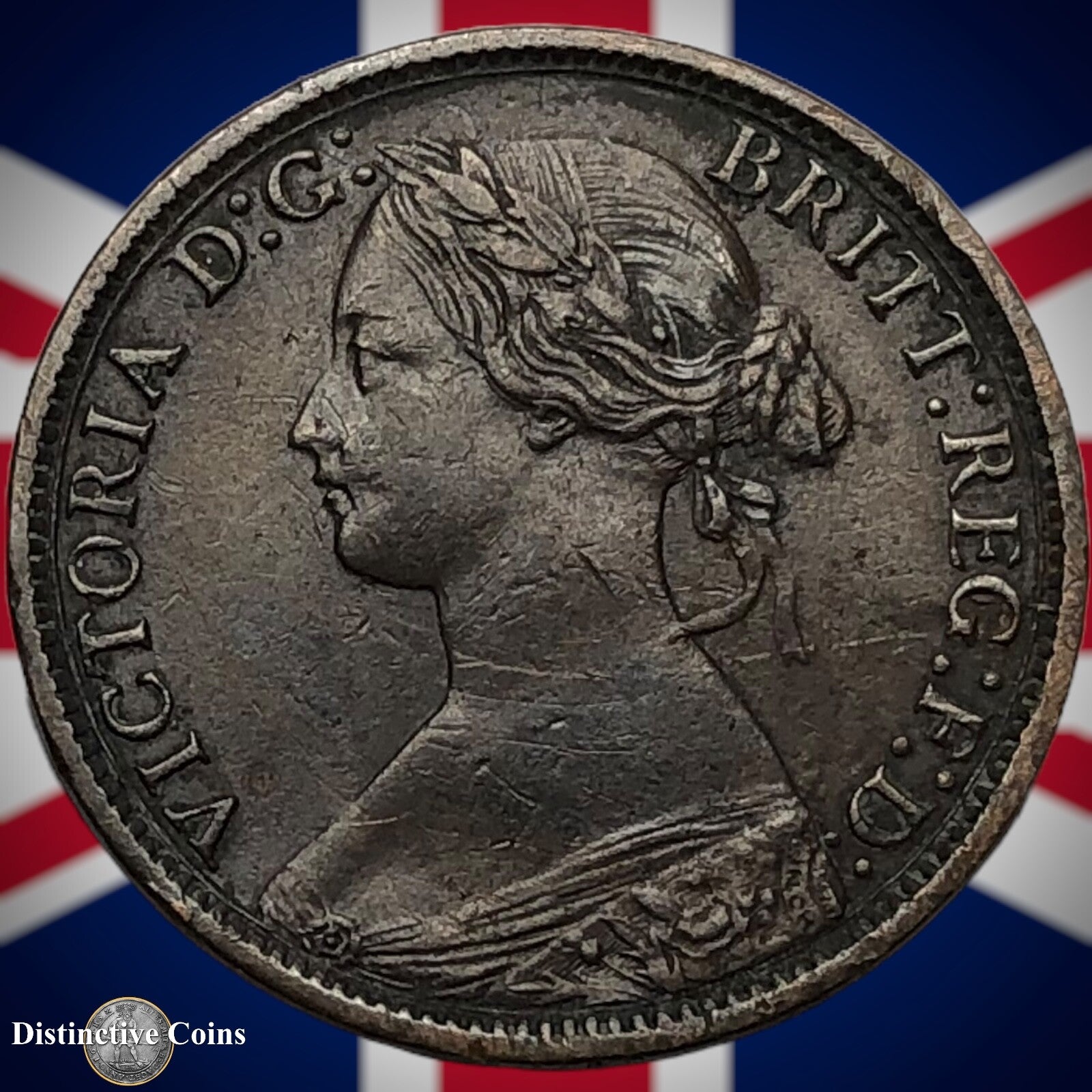 Great Britain 1866 Farthing 1/4d GB3555