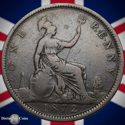 Great Britain 1872 Penny 1d GB6324