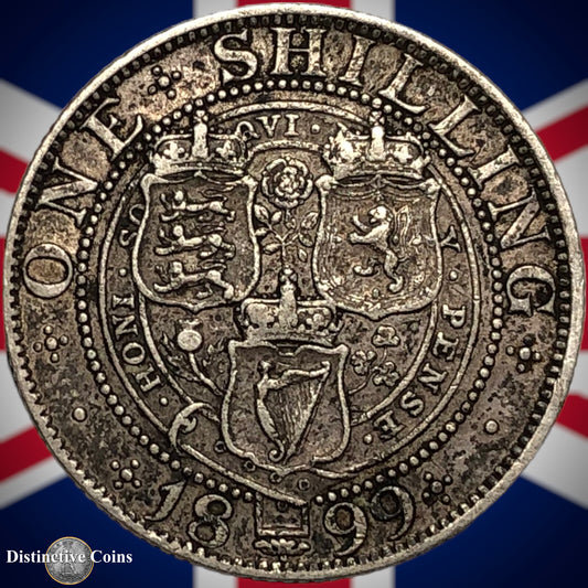 Great Britain 1899 British One Shilling GB0698