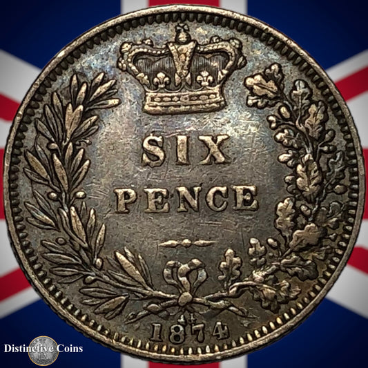 Great Britain 1874 Six Pence GB2608