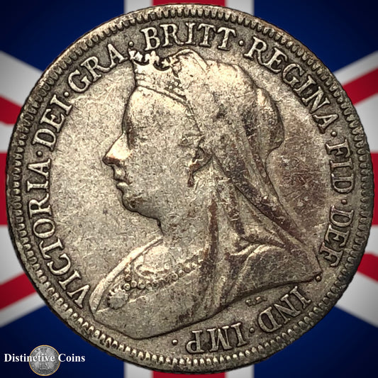 Great Britain 1899 British One Shilling GB0699