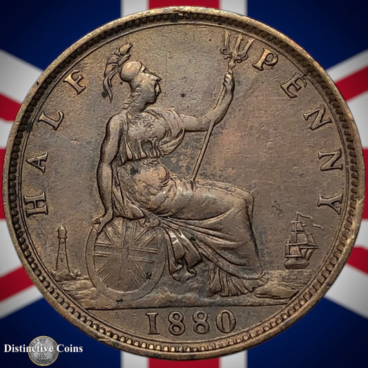 Great Britain 1880 Half Penny 1/2d GB5550