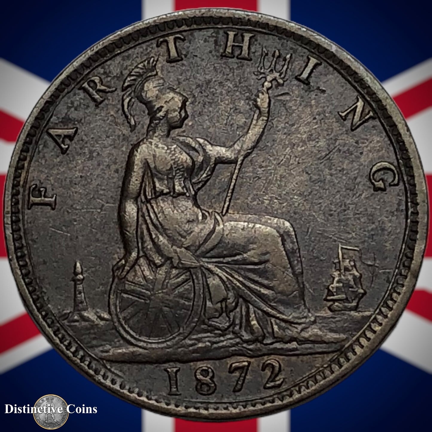Great Britain 1872 Farthing 1/4d GB3662