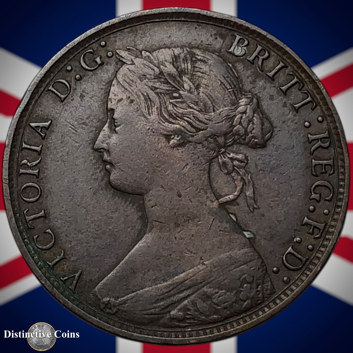 Great Britain 1866 Half Penny 1/2d GB5482