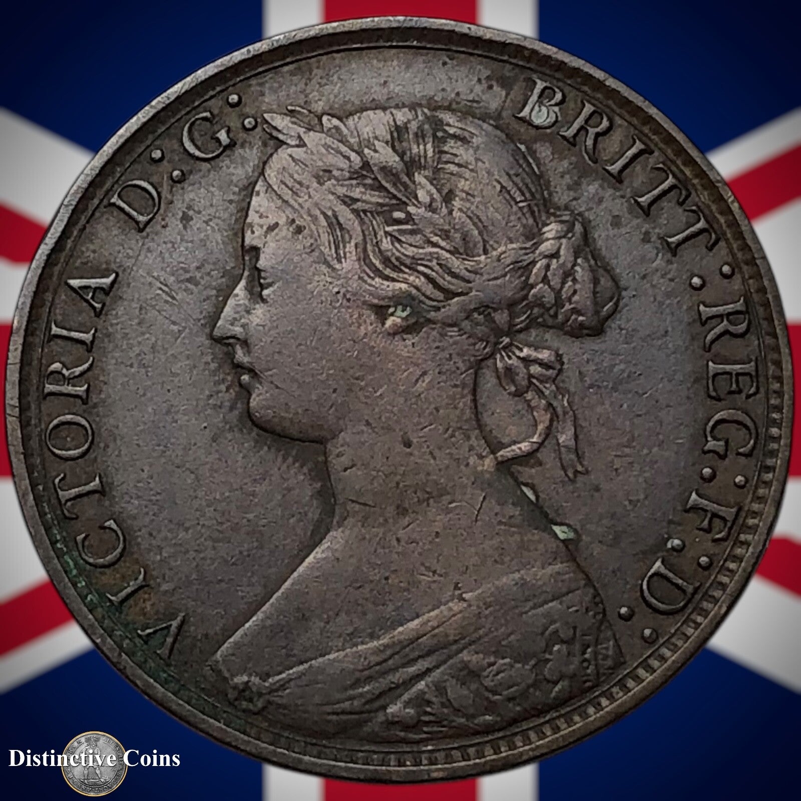 Great Britain 1866 Half Penny 1/2d GB5482