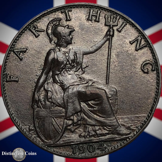 Great Britain 1904 Farthing 1/4d GB4562