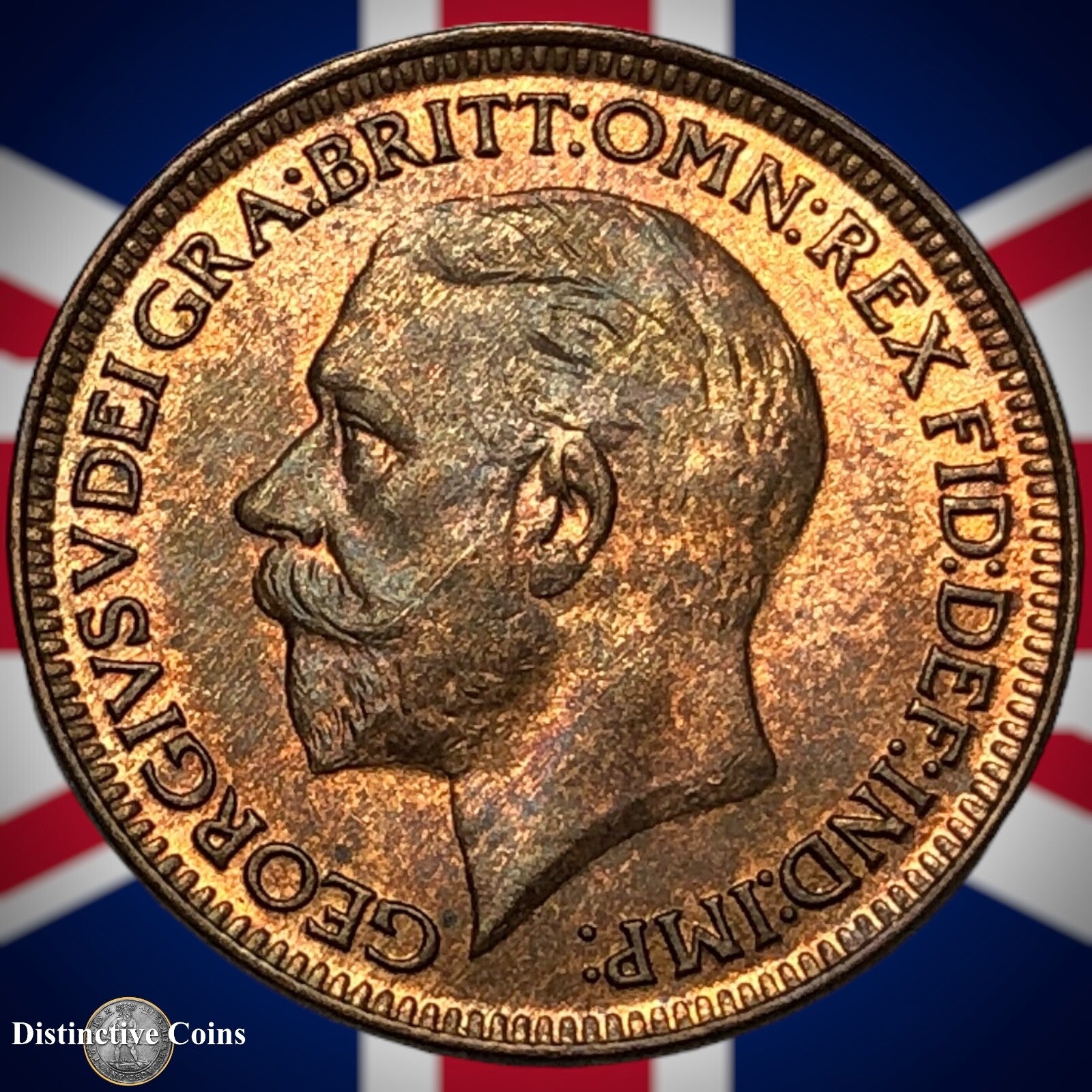 Great Britain 1927 Farthing 1/4d GB4848