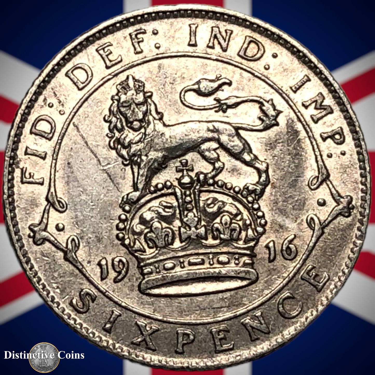 Great Britain 1916 Six Pence GB1598