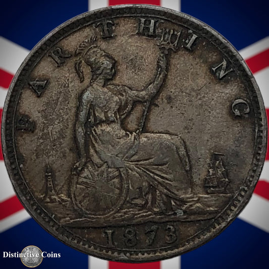 Great Britain 1873 Farthing 1/4d GB3689