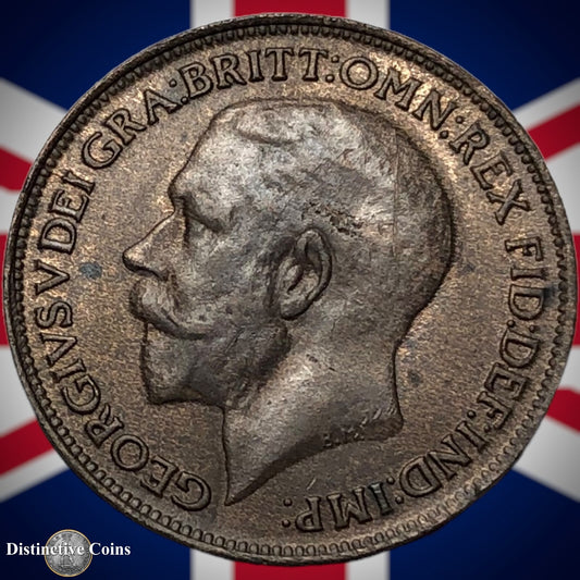Great Britain 1923 Farthing 1/4d GB4776