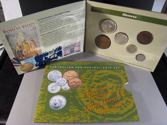 Australian Pre-Decimal Coinage of King George VI 1938-52