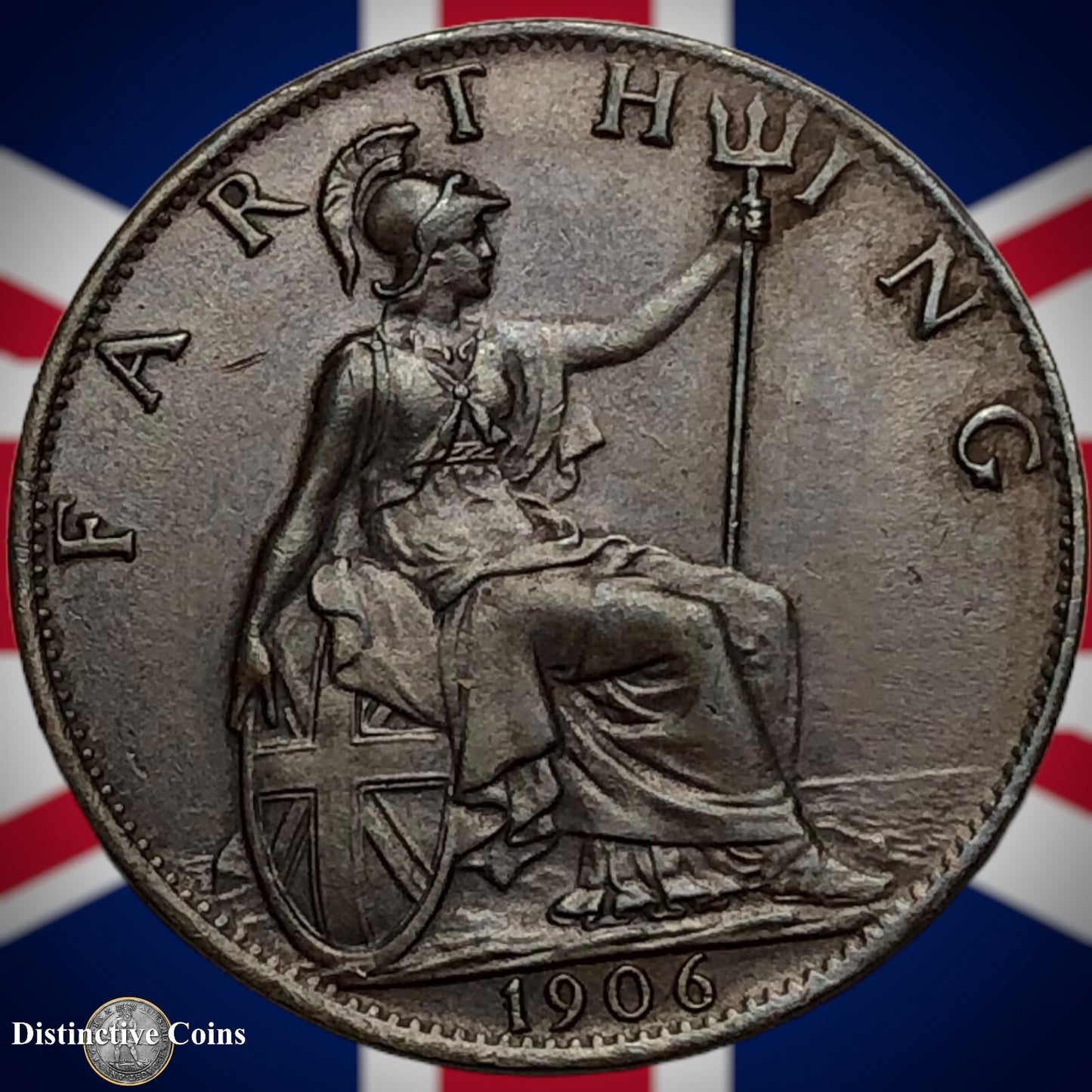 Great Britain 1906 Farthing 1/4d GB4594