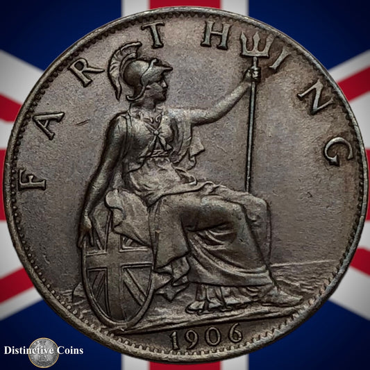 Great Britain 1906 Farthing 1/4d GB4594