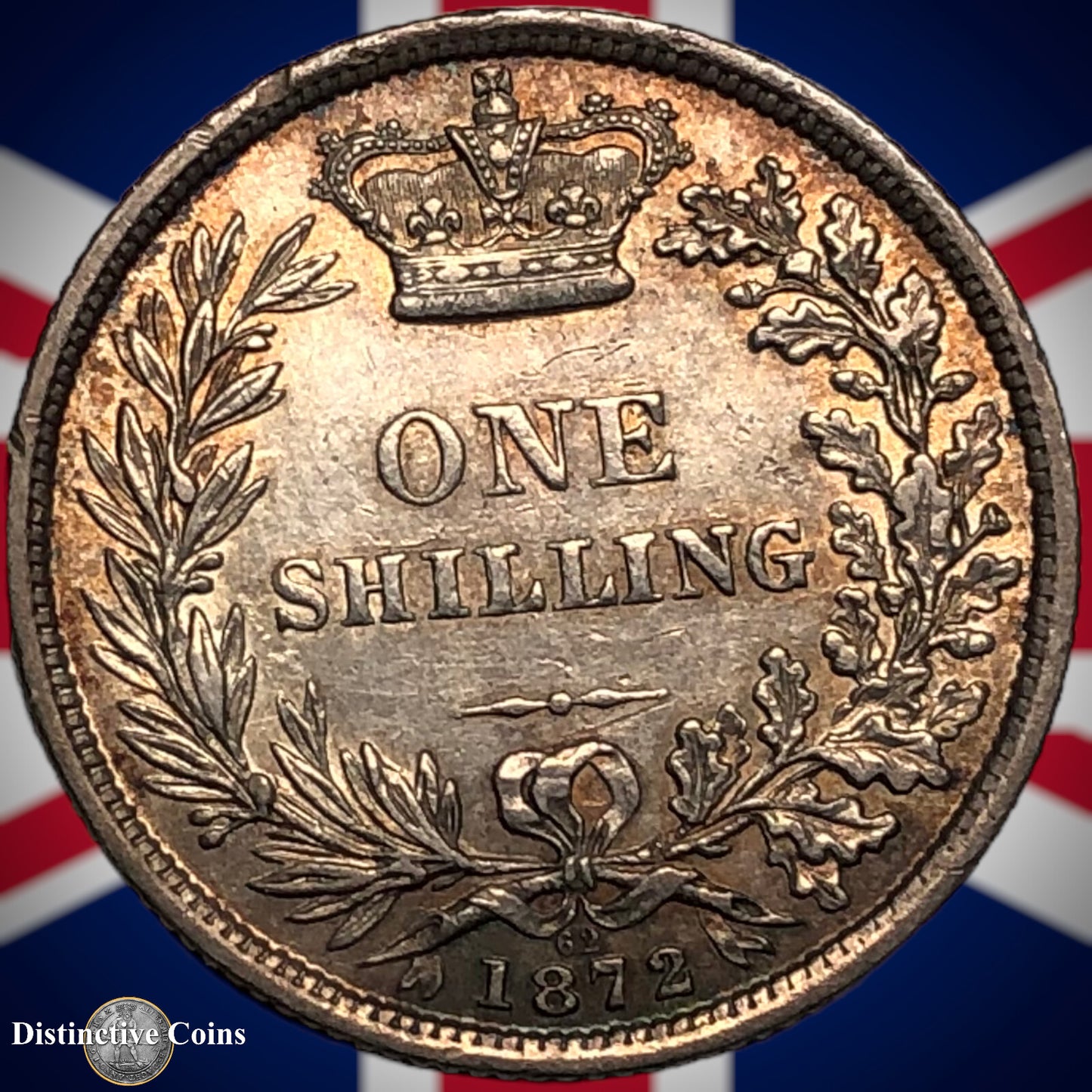 Great Britain 1872 British One Shilling GB0332