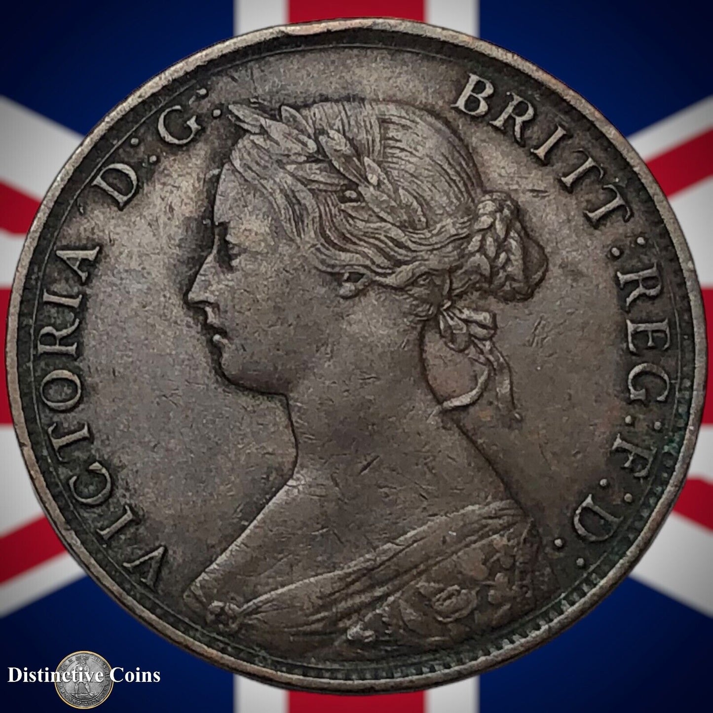Great Britain 1861 Half Penny 1/2d GB5386