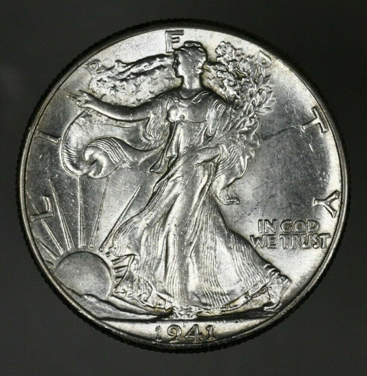 US 1941 Walking Liberty Half Dollar  A3086